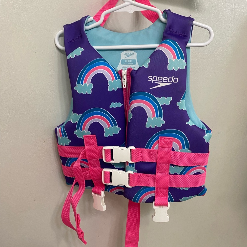 Speedo Child Life Vest -swim vest - child size 30-50 lbs